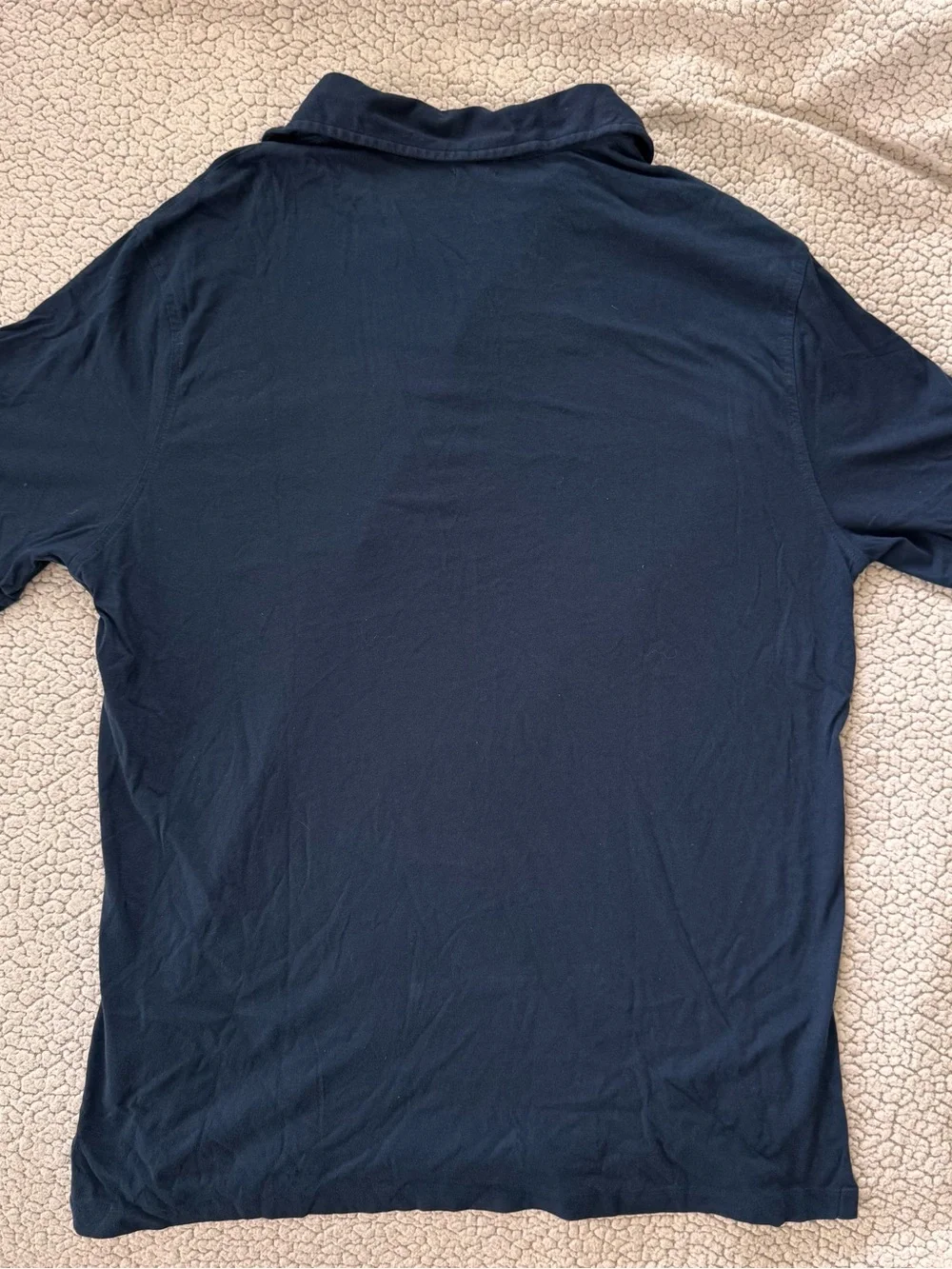Polo Ralph Lauren navy classic fit short-sleeve polo shirt- Size M